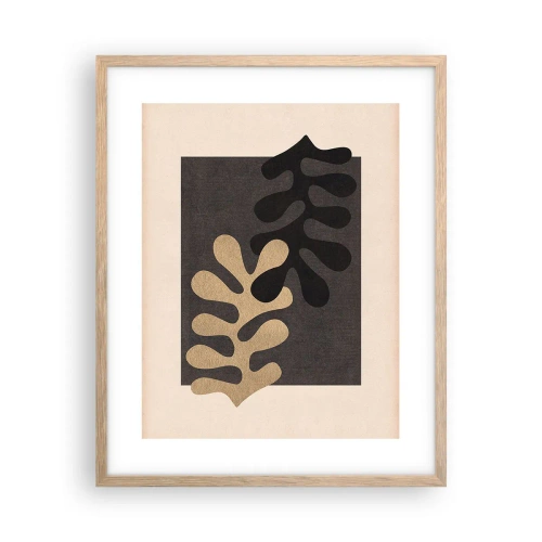 Plakat w ramie jasny dąb - Brak i dopełnienie - 40x50 cm