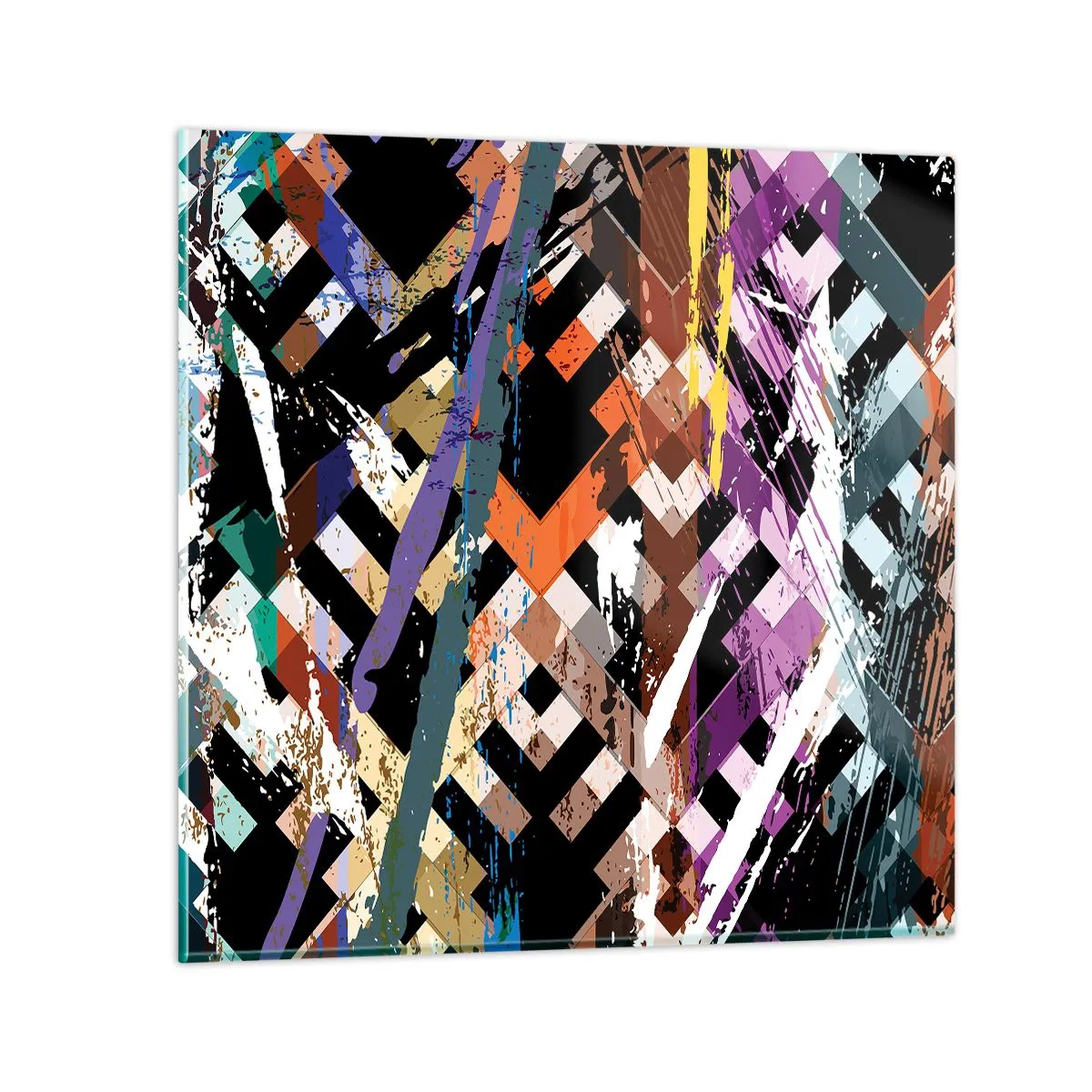 Obraz na szkle - Podniesione do kwadratu - 50x50 cm