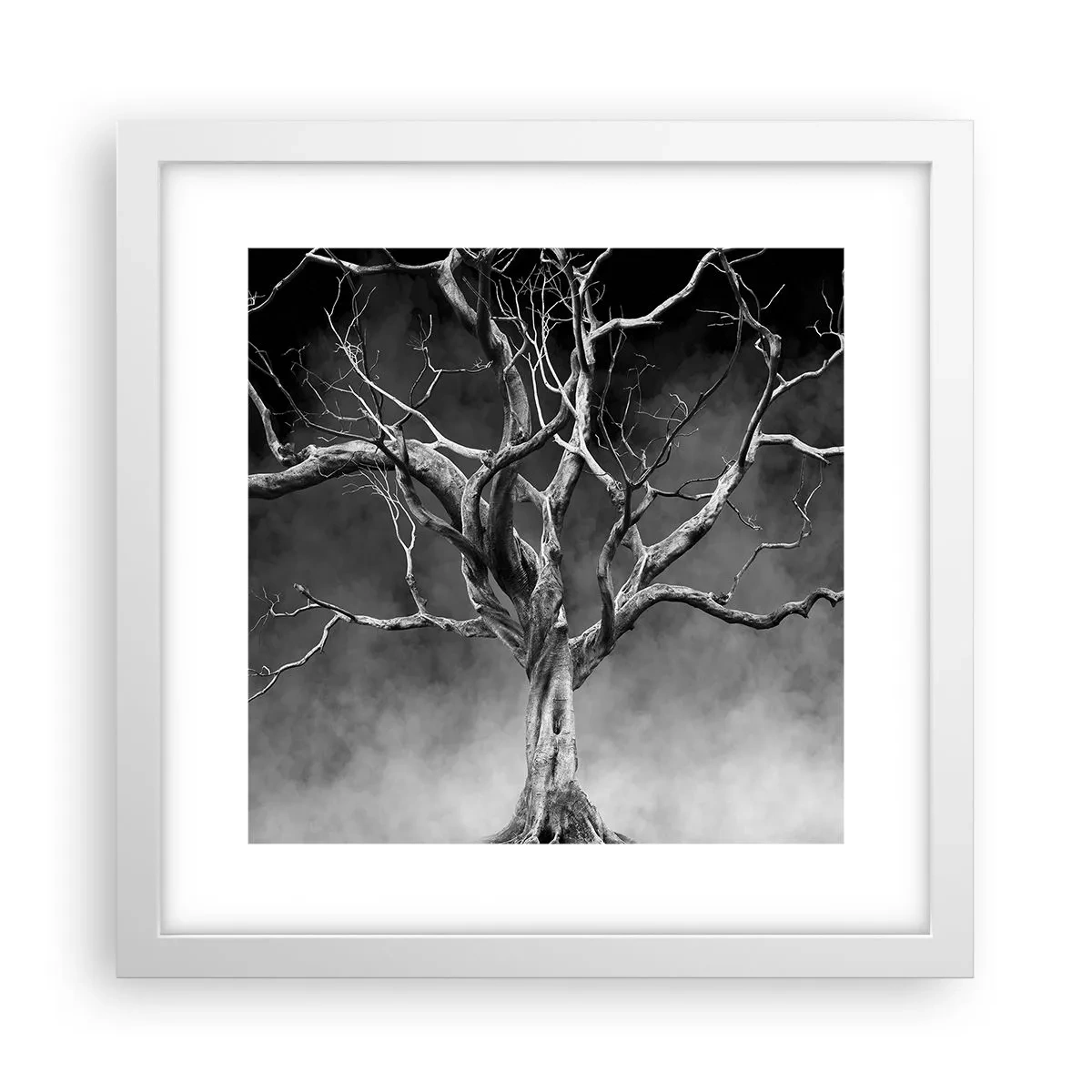 Plakat w białej ramie - Pierwotne i święte - 30x30 cm