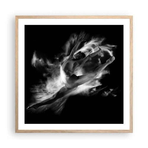 Plakat w ramie jasny dąb - Zatrzymany w locie - 60x60 cm