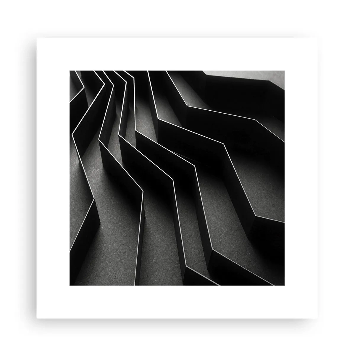 Plakat - Przestrzenny porządek - 30x30 cm
