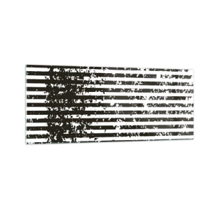 Obraz na szkle - Rytm i szum - 100x40 cm