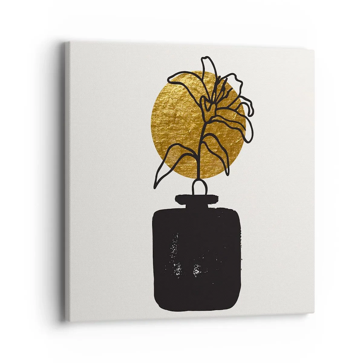 Obraz na płótnie - Piękno na wagę złota - 40x40 cm