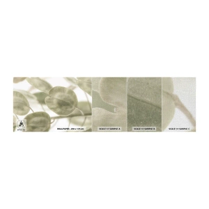 Fototapeta Próbka Premium Canvas - Na początku były listki… - Kwiaty, Spokojny, Liście - 100x30 cm