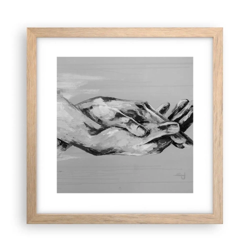 Plakat w ramie jasny dąb - Początek… - 30x30 cm