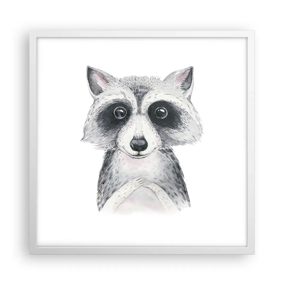 Plakat w białej ramie - Chwila na wzruszenie - 50x50 cm