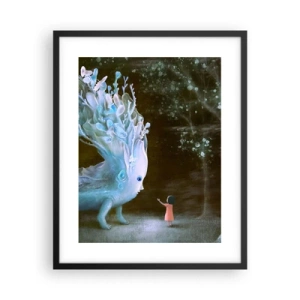 Plakat w czarnej ramie - Fantastyczne spotkanie - 40x50 cm