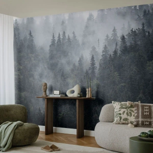 Fototapeta Samoprzylepna Deluxe Sticker - Leśny świt - Krajobraz, Las, Natura - 100x70 cm