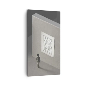 Obraz na płótnie - Ale gdzie jestem? - 55x100 cm