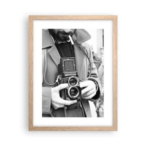 Plakat w ramie jasny dąb - W stylu retro - 30x40 cm
