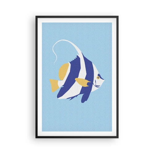 Plakat w czarnej ramie - Miss tropikalnych wód - 61x91 cm