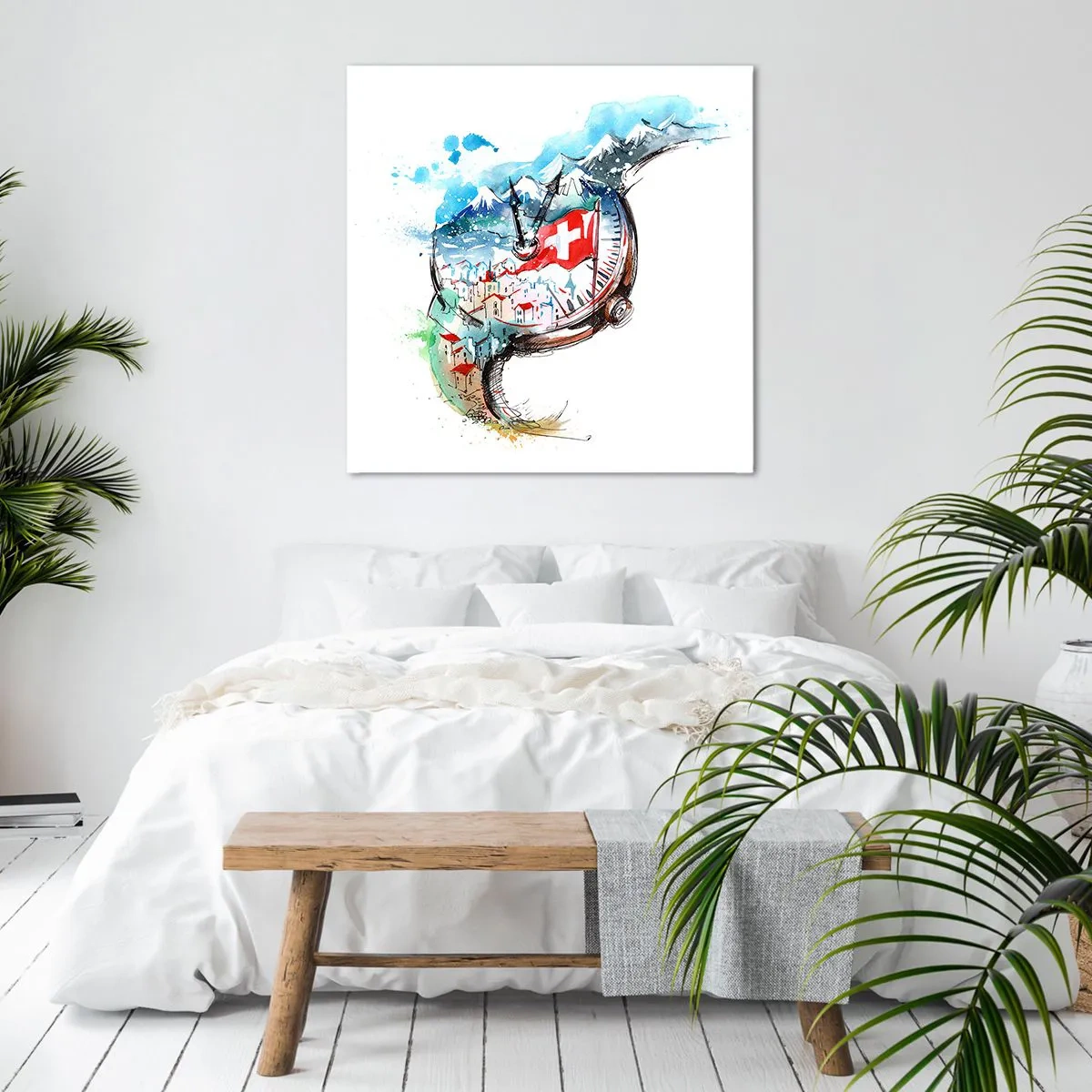 Obraz na płótnie - Duch Szwajcarii - 50x50 cm