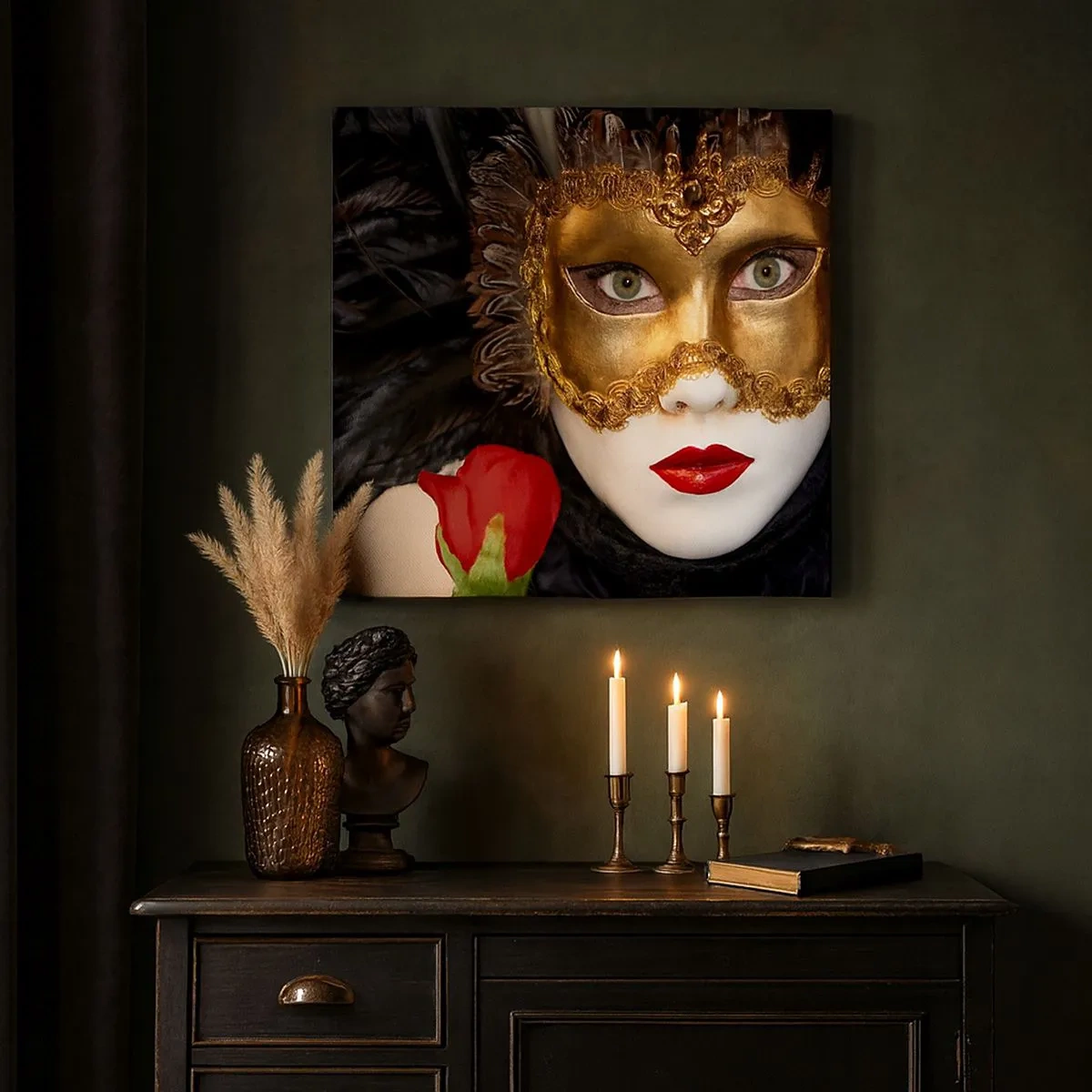 Obraz na płótnie - Bo życie to wielki bal - 30x30 cm