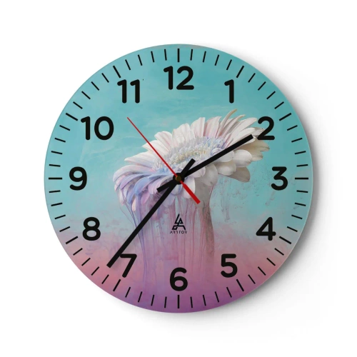 Zegar ścienny - Zaświaty kwiatów - 30x30 cm