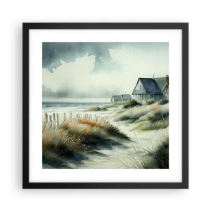 Plakat w czarnej ramie - Z dala od zgiełku - 40x40 cm