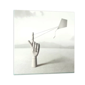 Obraz na szkle - Próba sił - 40x40 cm