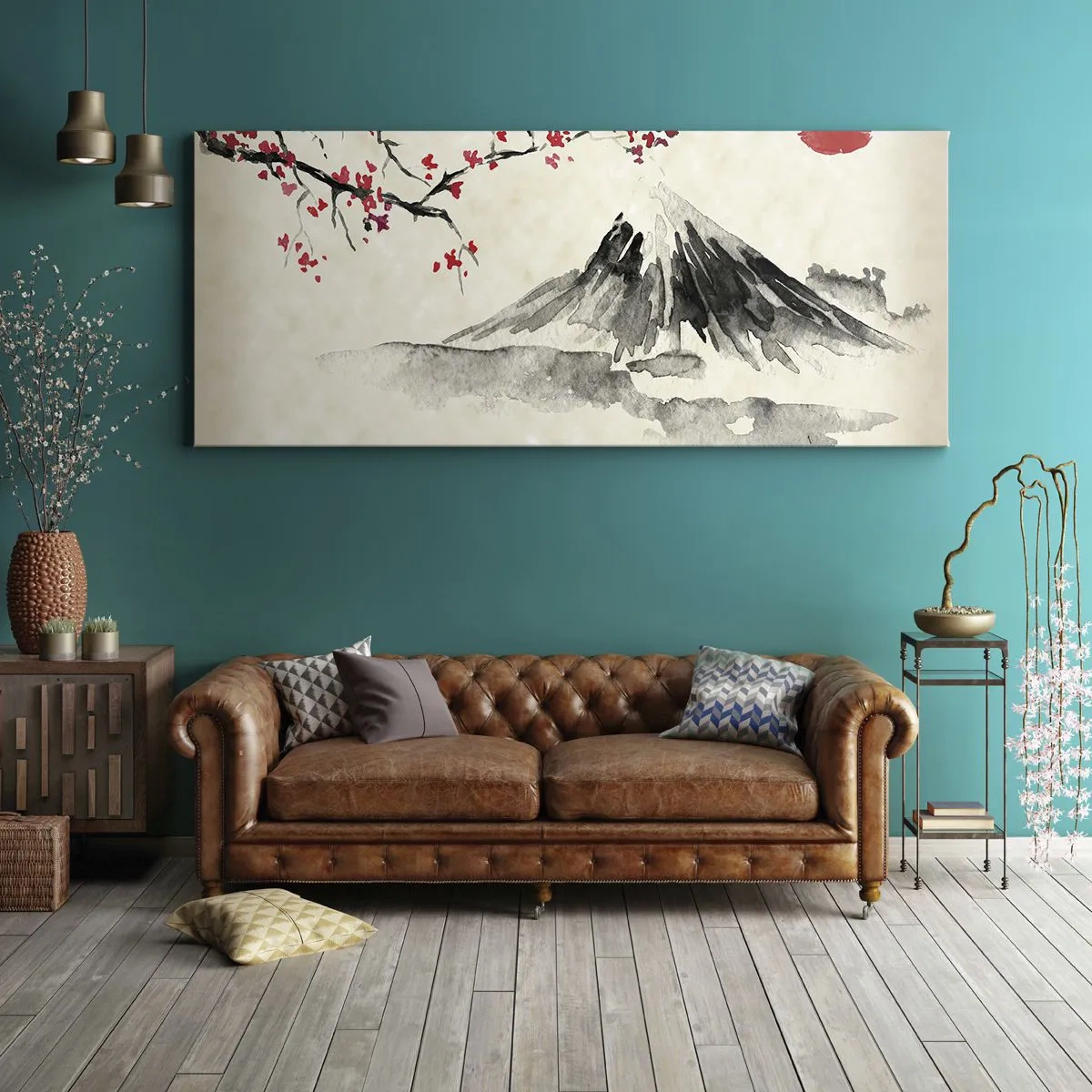 Obraz na płótnie - Pokochaj Japonię - 100x40 cm