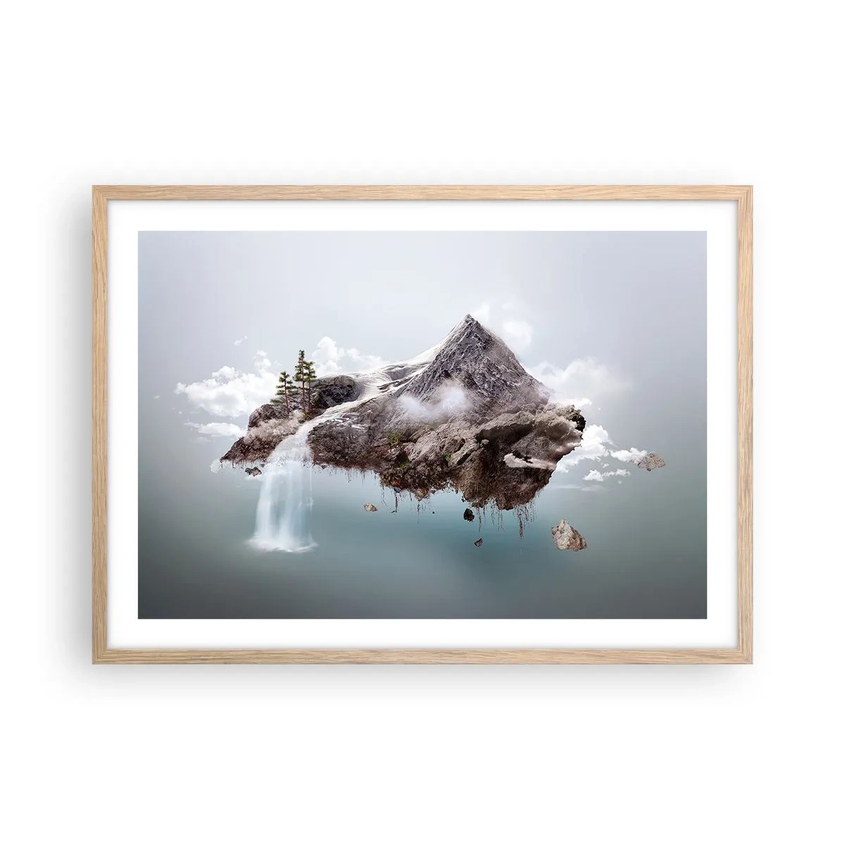 Plakat w ramie jasny dąb - Okiem surrealisty - 70x50 cm