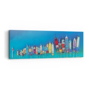 Obraz na płótnie - Z lotu ptaka - 90x30 cm