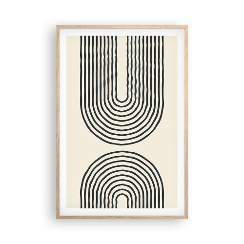 Plakat w ramie jasny dąb - Już za chwilę… - 61x91 cm