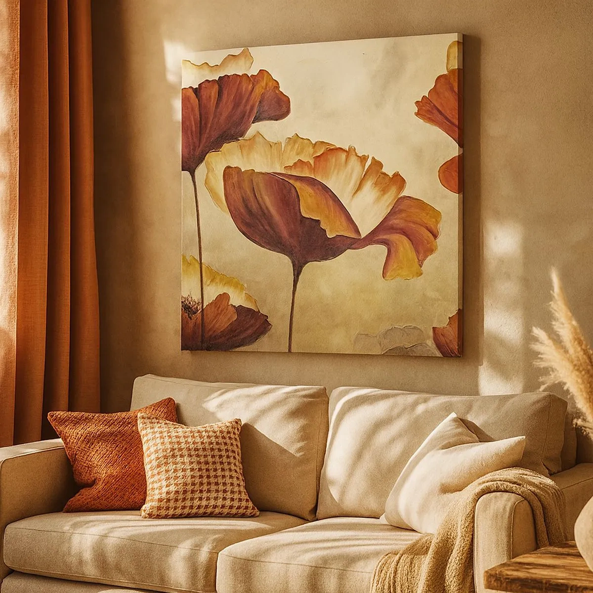 Obraz na płótnie - Łąki łan - 30x30 cm