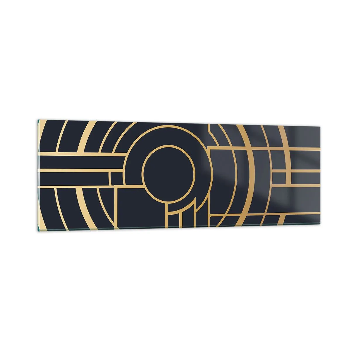 Obraz na szkle - Obroty rzeczy - 90x30 cm