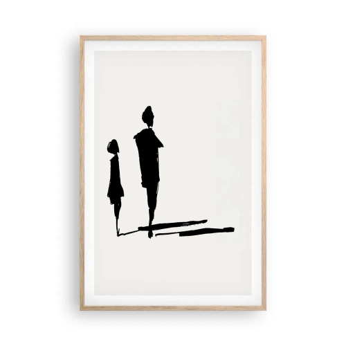 Plakat w ramie jasny dąb - Na pewno razem? - 61x91 cm