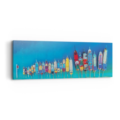 Obraz na płótnie - Z lotu ptaka - 90x30 cm