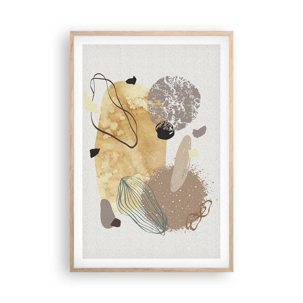 Plakat w ramie jasny dąb - Plumkologia stosowana - 61x91 cm