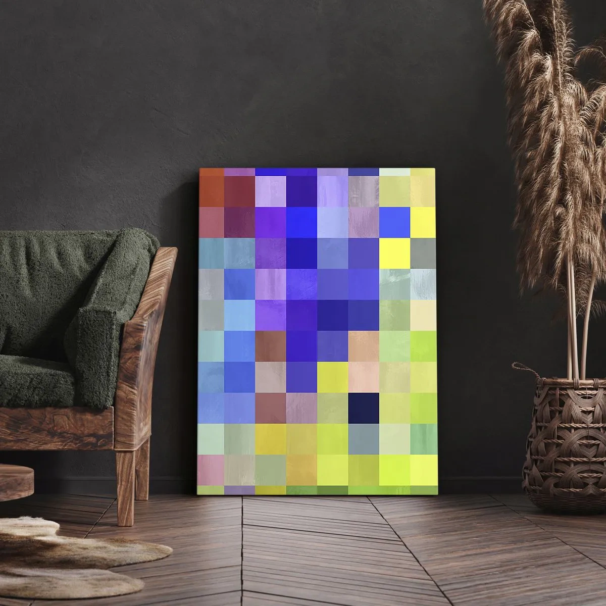 Obraz na płótnie - Każdy inny, wszystkie równe - 55x100 cm