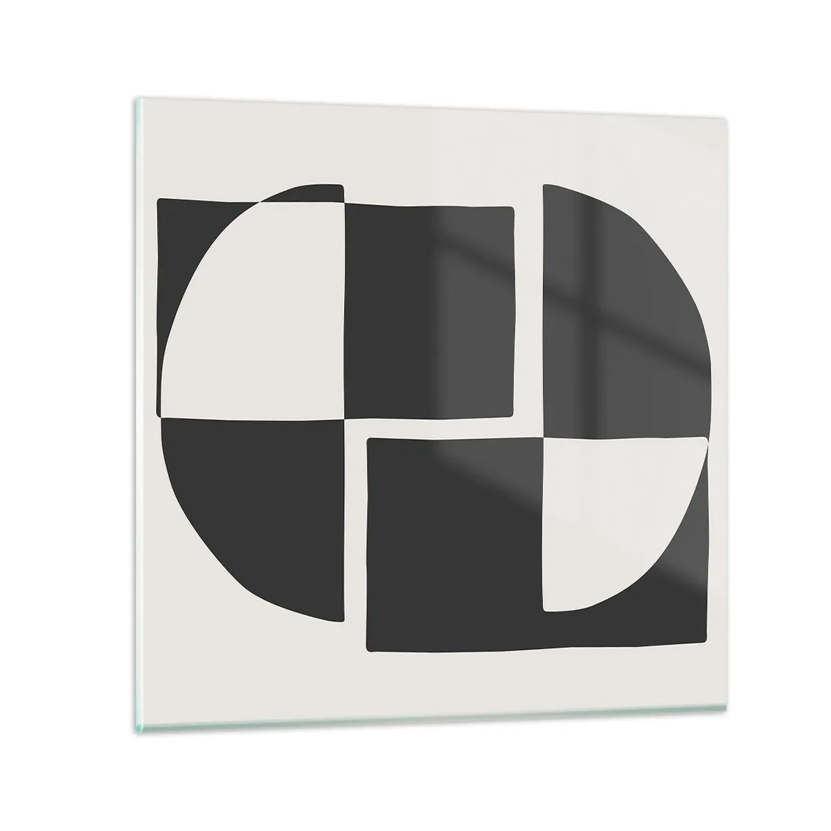 Obraz na szkle - Antyteza – synteza - 60x60 cm