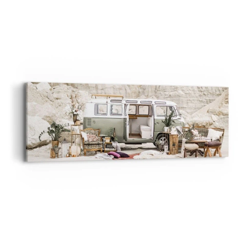 Obraz na płótnie - Podróż czas zacząć - 90x30 cm