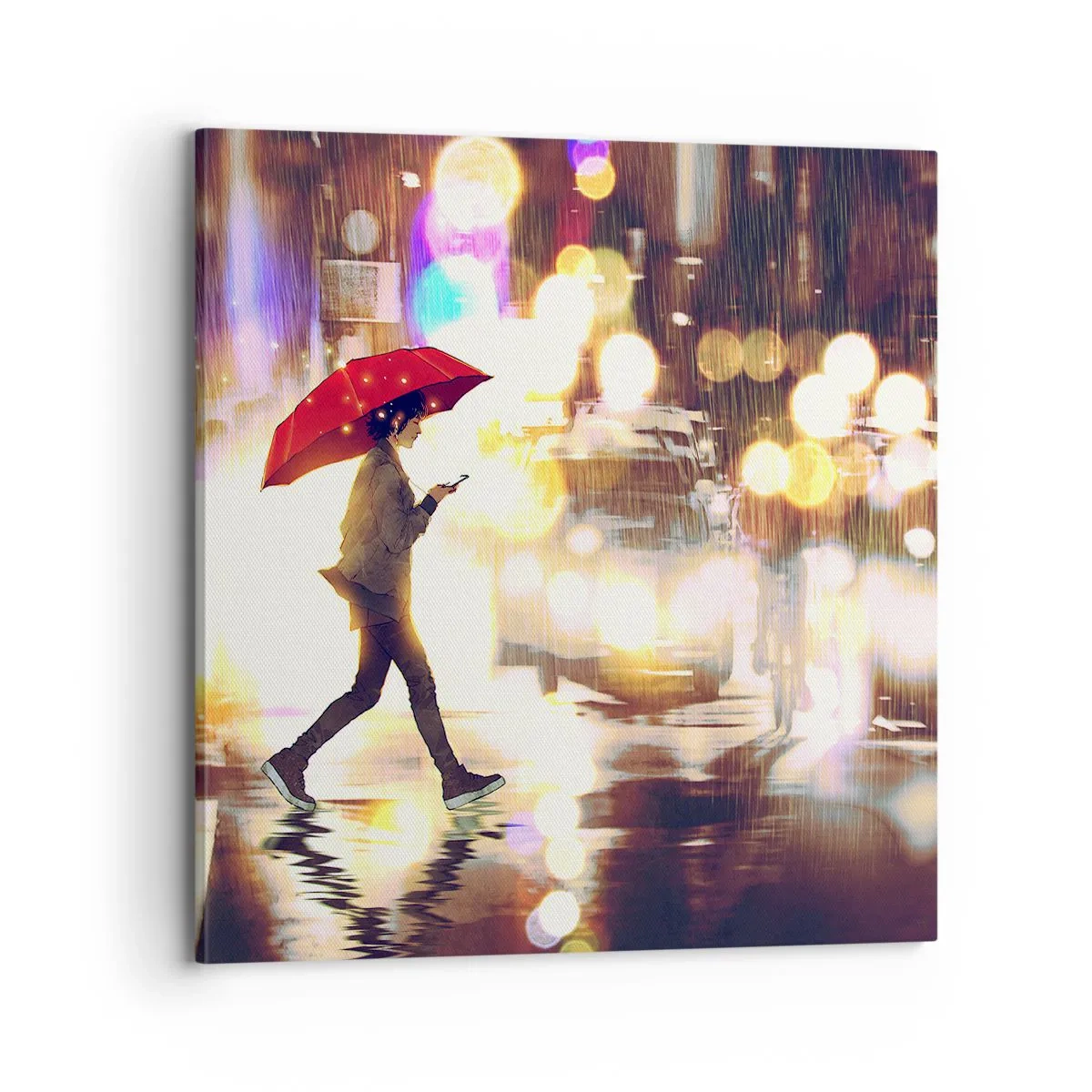 Obraz na płótnie - A jednak słoneczna - 70x70 cm