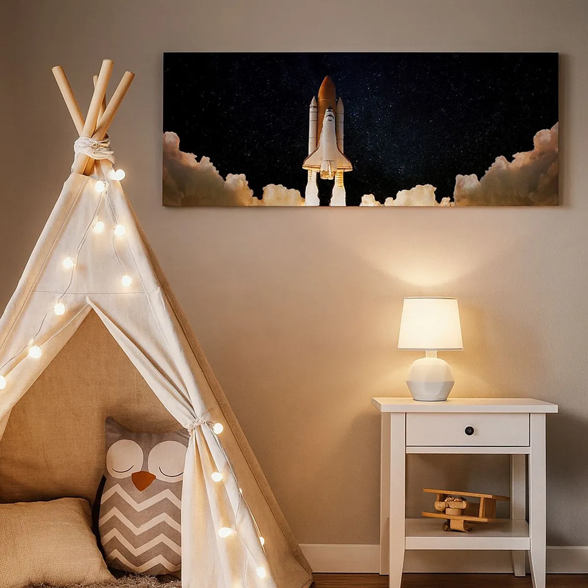 Obraz na płótnie - Ad astra! - 100x40 cm