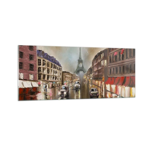 Obraz na szkle - Liczy się tylko ona - 100x40 cm