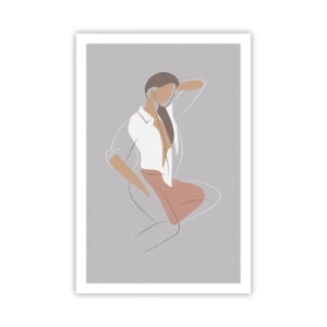 Plakat - Zarys wdzięku - 61x91 cm