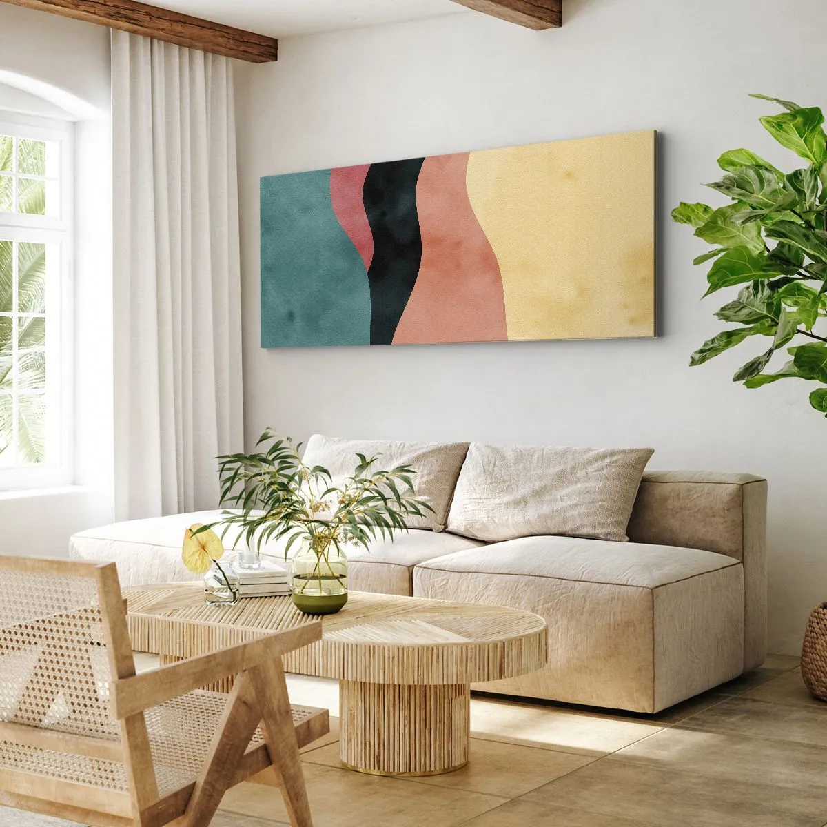 Obraz na płótnie - Zgodna niezgodność - 100x40 cm
