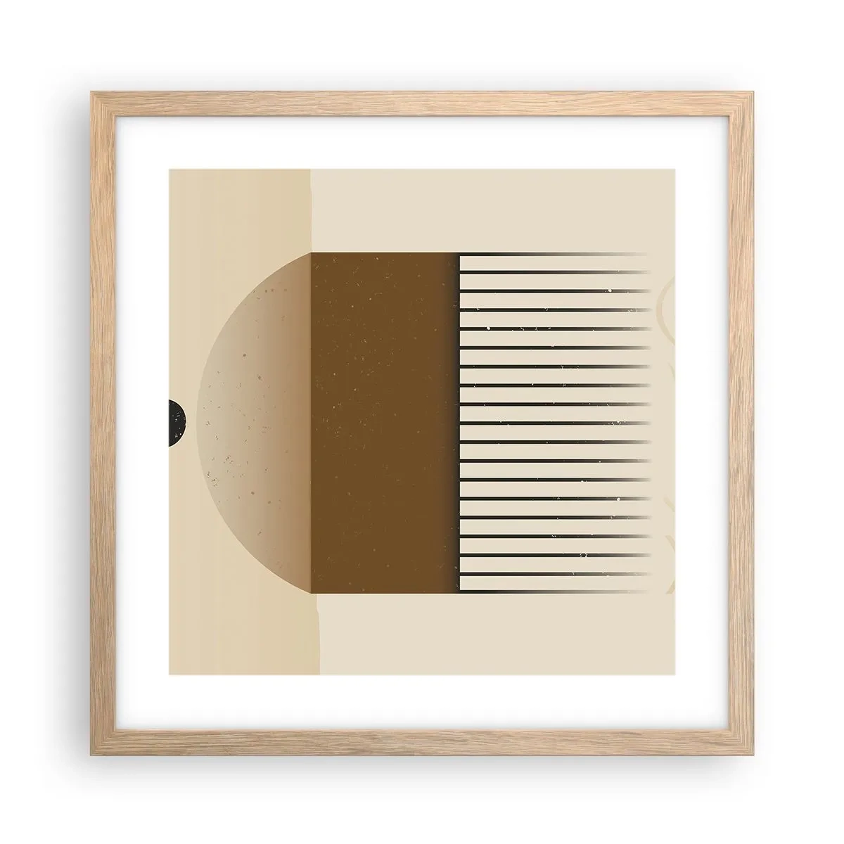 Plakat w ramie jasny dąb - Różne stany - 40x40 cm