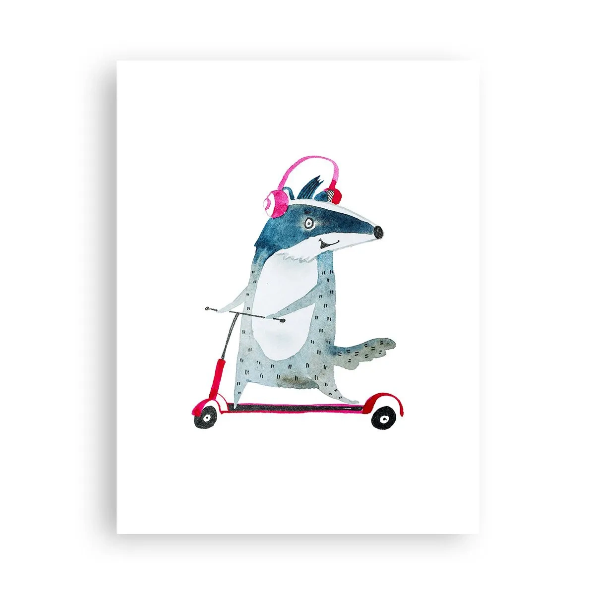 Plakat - Borsucze radości - 30x40 cm