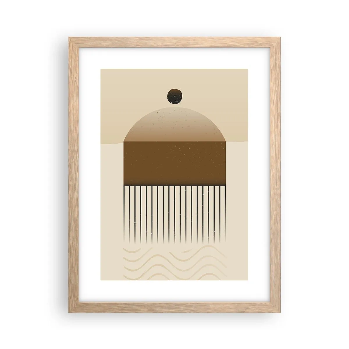 Plakat w ramie jasny dąb - Różne stany - 30x40 cm
