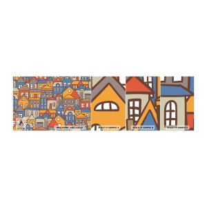 Fototapeta Próbka Standard Eco - Za domem dom - Miasto, Architektura, Stare Miasto - 100x30 cm