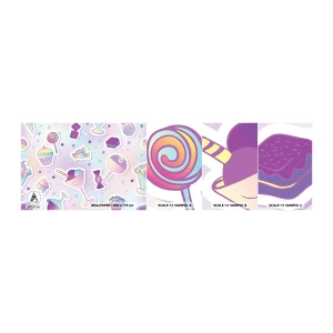 Fototapeta Próbka Samoprzylepna Deluxe Sticker - Żeby codziennie były urodziny - Dla Dzieci, Cukierek, Lizak - 100x30 cm