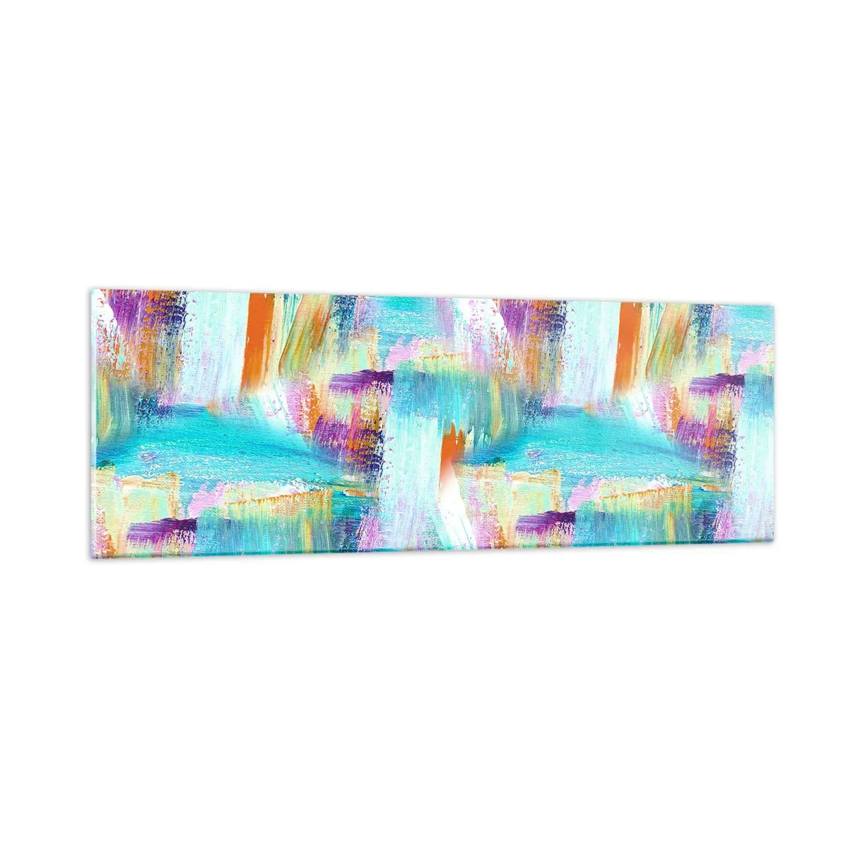 Obraz na szkle - Pogodny mazaniec-przekładaniec - 90x30 cm