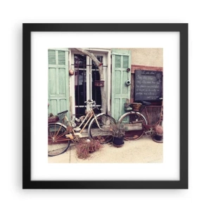 Plakat w czarnej ramie - Niech żyje prowincja - 30x30 cm