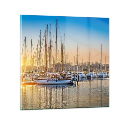 Obraz na szkle - Wiatr też musi spać - 60x60 cm