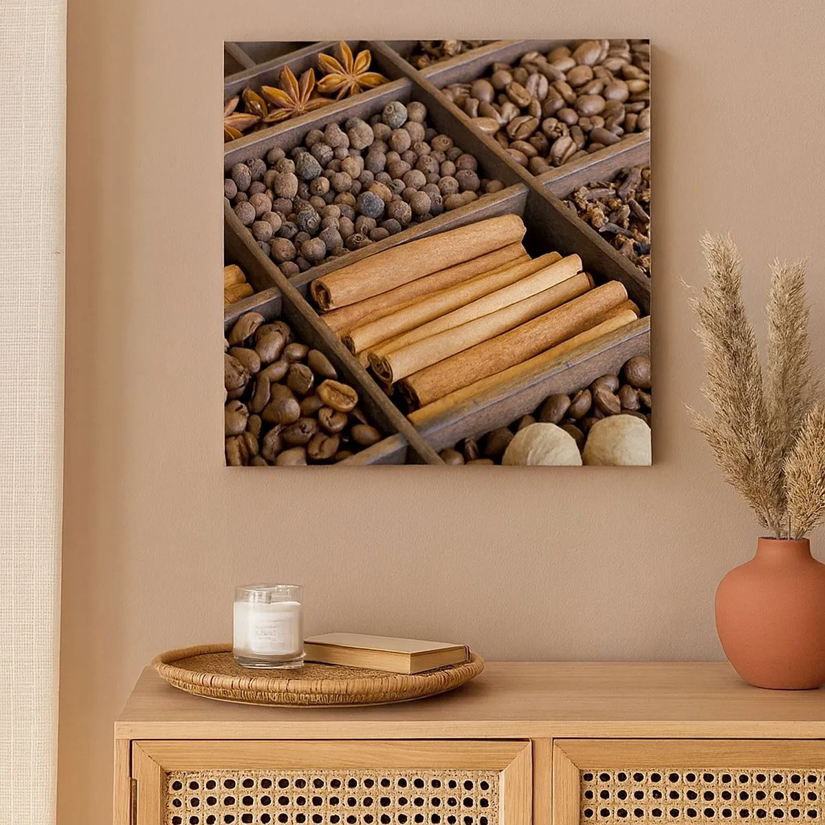 Obraz na płótnie - Skarbiec aromatów - 30x30 cm
