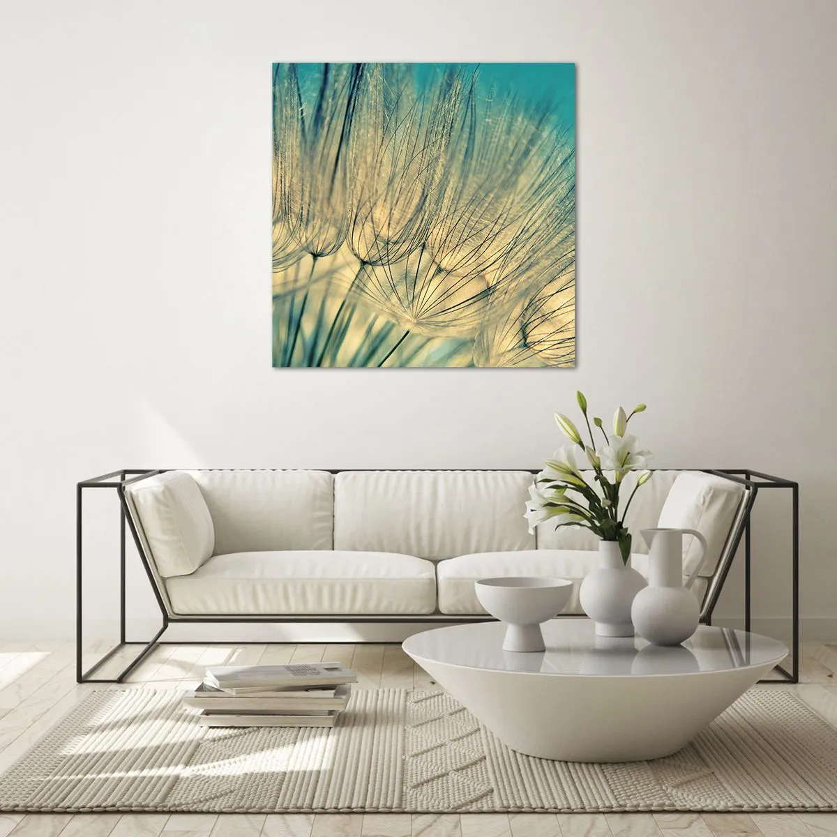 Obraz na szkle - W oczekiwaniu na wiatr - 40x40 cm