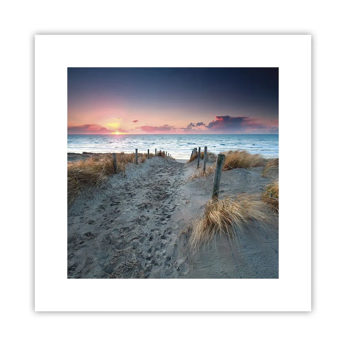 Plakat - Rozlałeś tęczę blasków promienistą… - 30x30 cm