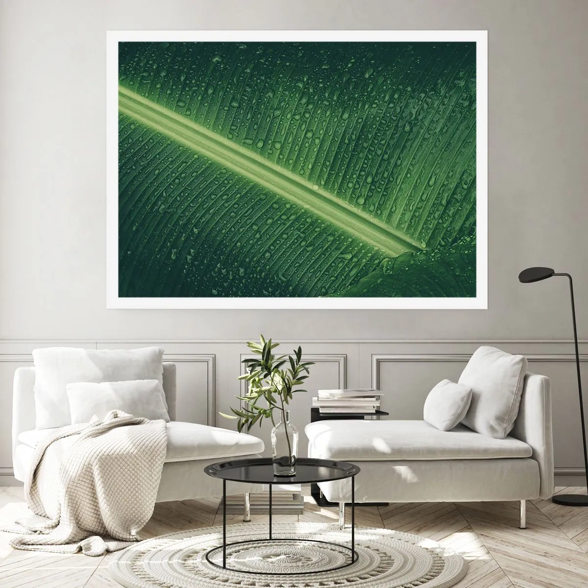 Plakat - Struktura zieleni - 40x30 cm