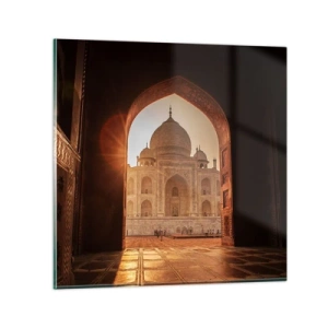 Obraz na szkle - Pomnik nieziemskiej miłości - 50x50 cm